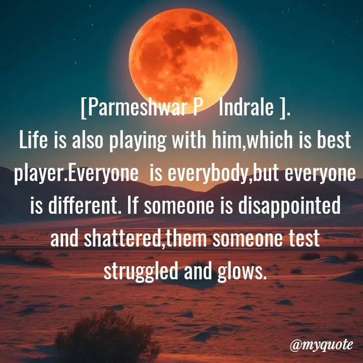 Quote by Parmeshwar Indrale -  - Made using Quotes Creator App, Post Maker App