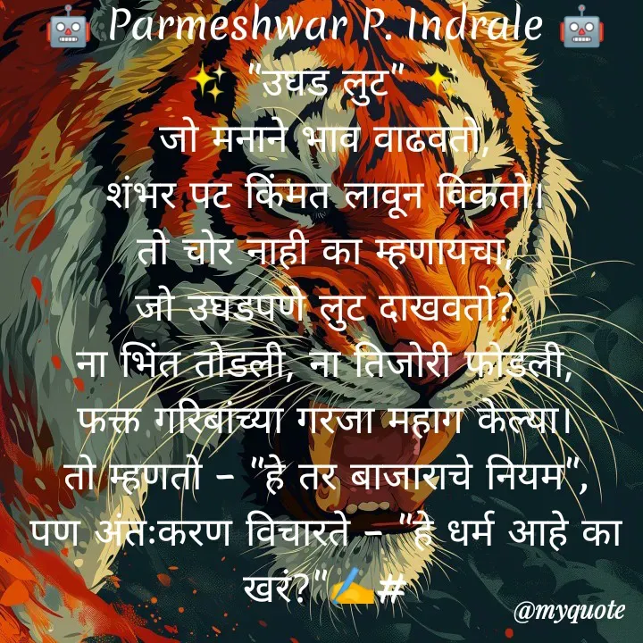 Quote by Parmeshwar Indrale -  - Made using Quotes Creator App, Post Maker App