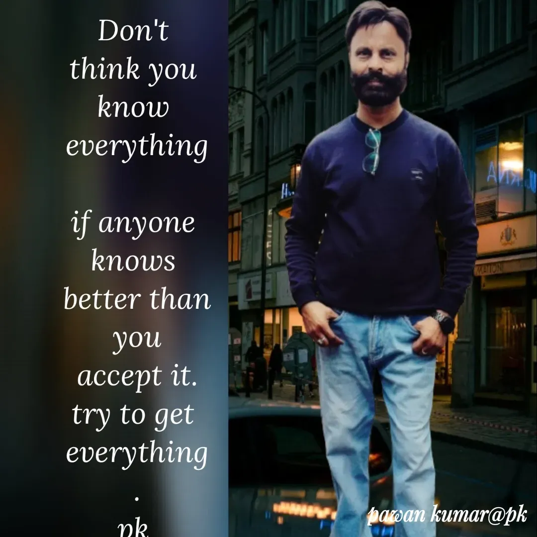 Quote by Pawan Kumar - Double tap to change text. - Made using Quotes Creator App, Post Maker App