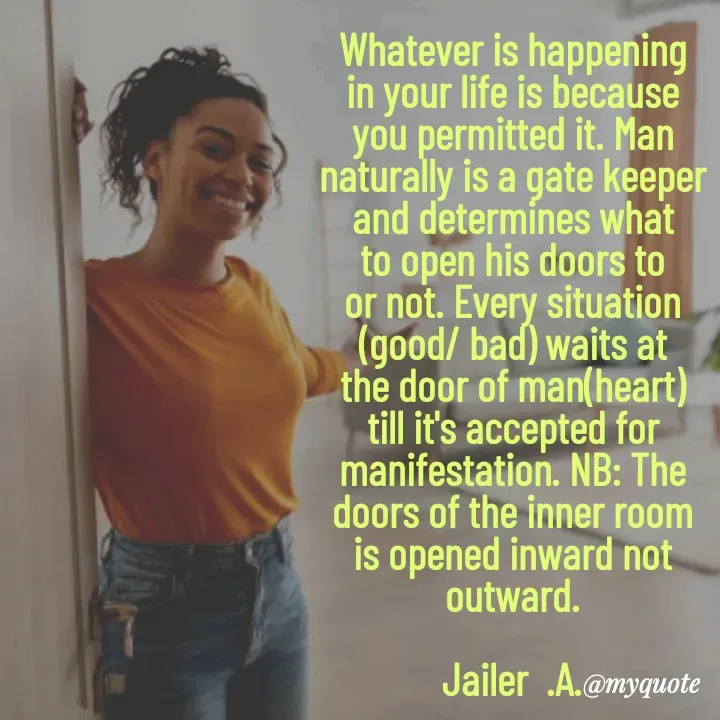Quote by Jailer .A. -  - Made using Quotes Creator App, Post Maker App