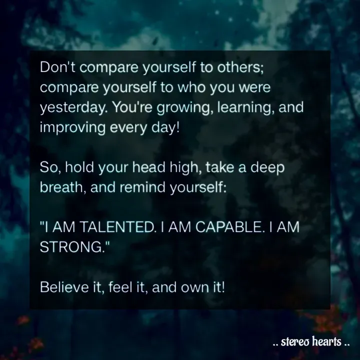 Quote by .. stereo hearts .. - Double tap to change text. - Made using Quotes Creator App, Post Maker App