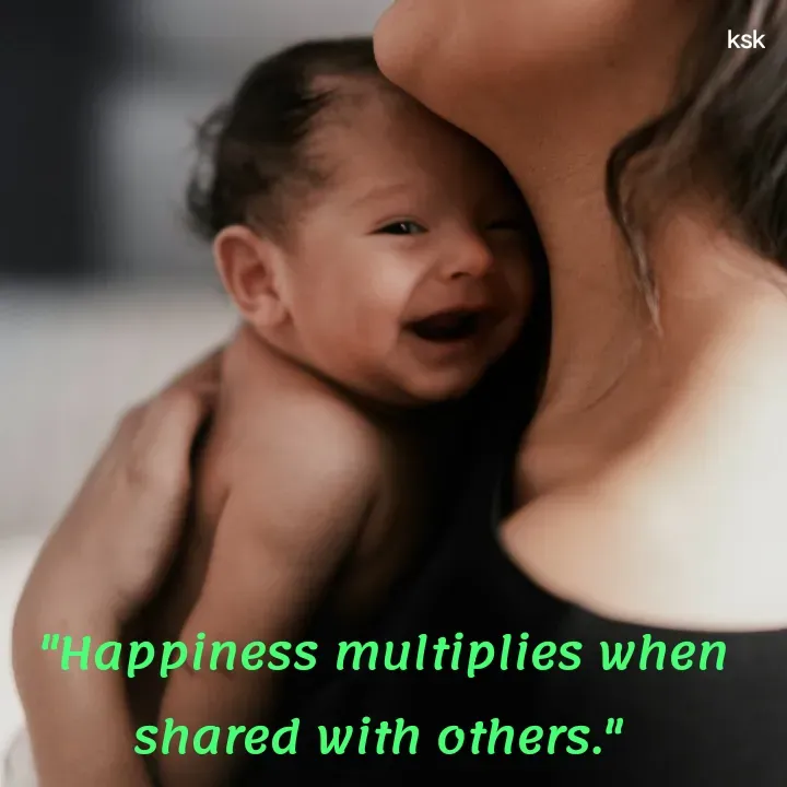 Quote by K.S.K -  "Happiness multiplies when shared with others." - Made using Quotes Creator App, Post Maker App