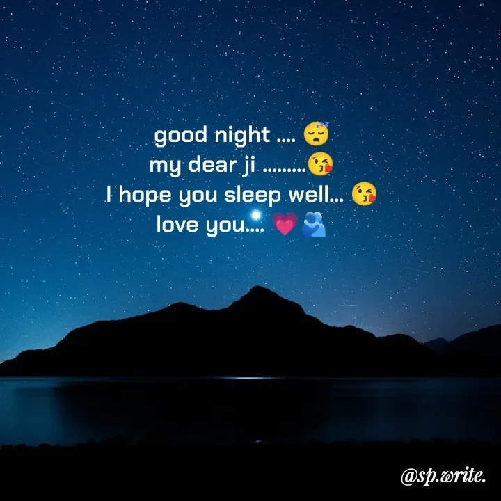 Quote by shayari way. - good night .... 😴
my dear ji .........😘
I hope you sleep well... 😘
love you.... 💗🫂 - Made using Quotes Creator App, Post Maker App