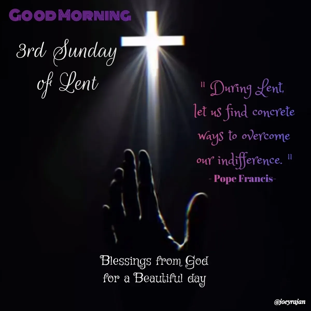 Quote by Joseph Rajan - Blessings from God
 for a Beautiful day  - Made using Quotes Creator App, Post Maker App