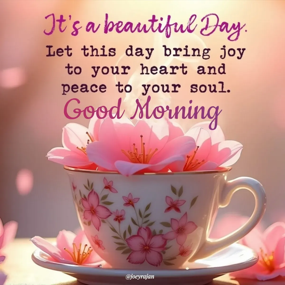 Quote by Joseph Rajan - Good Morning  - Made using Quotes Creator App, Post Maker App
