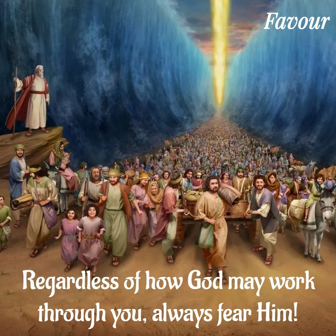 Quote by Favour - Regardless of how God may work through you, always fear Him! - Made using Quotes Creator App, Post Maker App