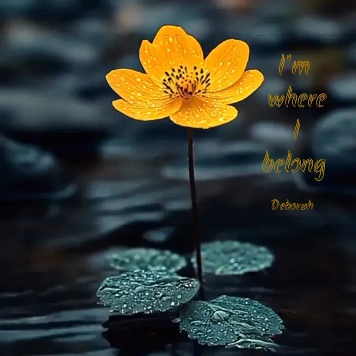 Quote by Deborah - I'm
 where
 I
 belong 

Deborah  - Made using Quotes Creator App, Post Maker App