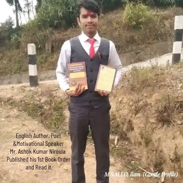 Quote by Ashok Kumar Niroula Official - English Author, Poet
 &Motivational Speaker 
Mr. Ashok Kumar Niroula 
Published his 1st Book Order
 and Read it. - Made using Quotes Creator App, Post Maker App