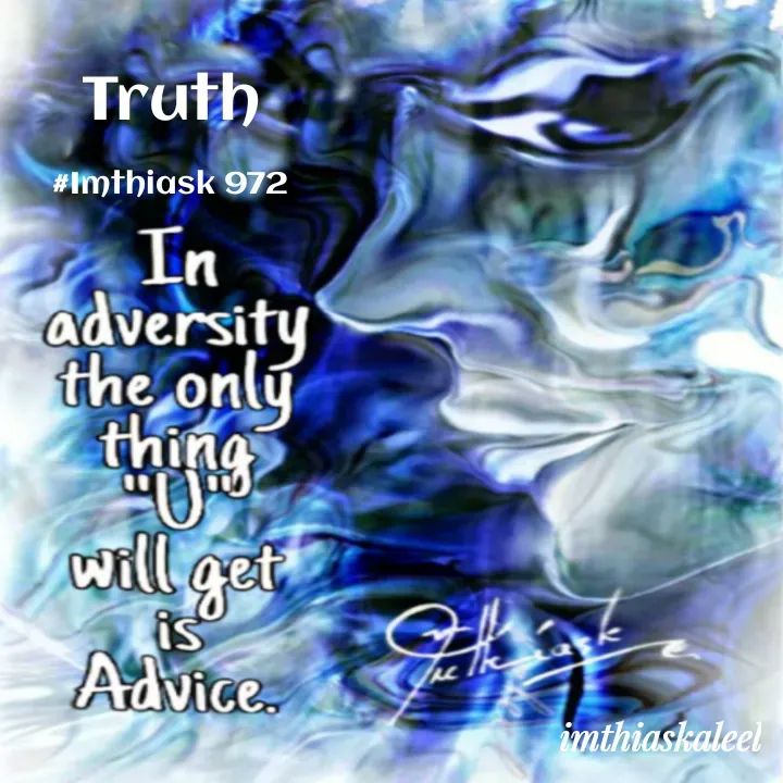 Quote by imthias kaleel - Truth

#Imthiask 972 - Made using Quotes Creator App, Post Maker App