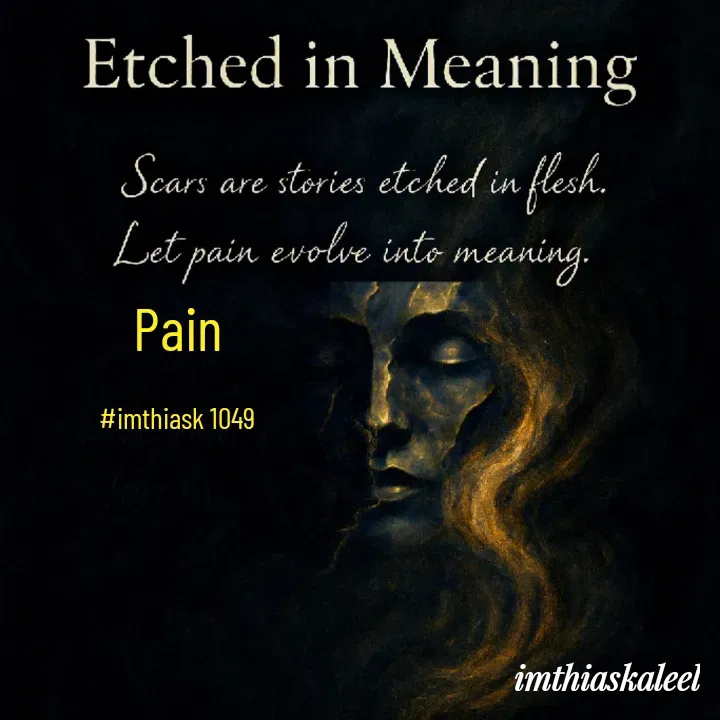 Quote by imthias kaleel - Pain

#imthiask 1049 - Made using Quotes Creator App, Post Maker App