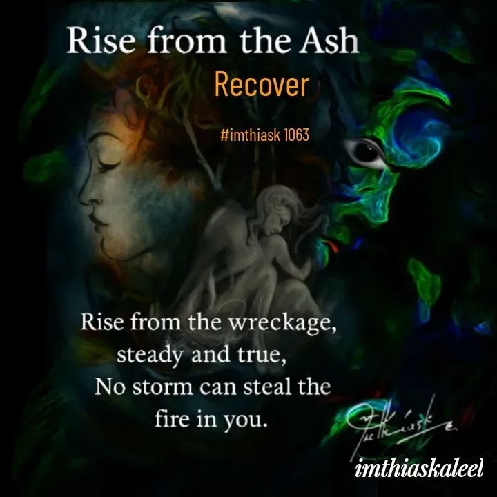 Quote by imthias kaleel - Recover 

#imthiask 1063 - Made using Quotes Creator App, Post Maker App