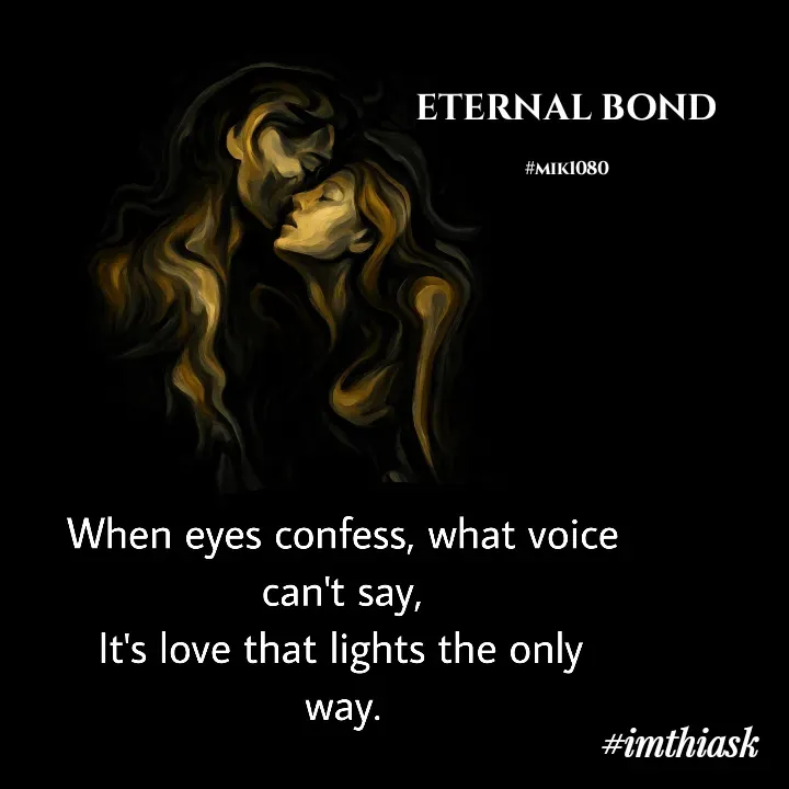 Quote by imthias kaleel - ETERNAL BOND

#mik1080 - Made using Quotes Creator App, Post Maker App