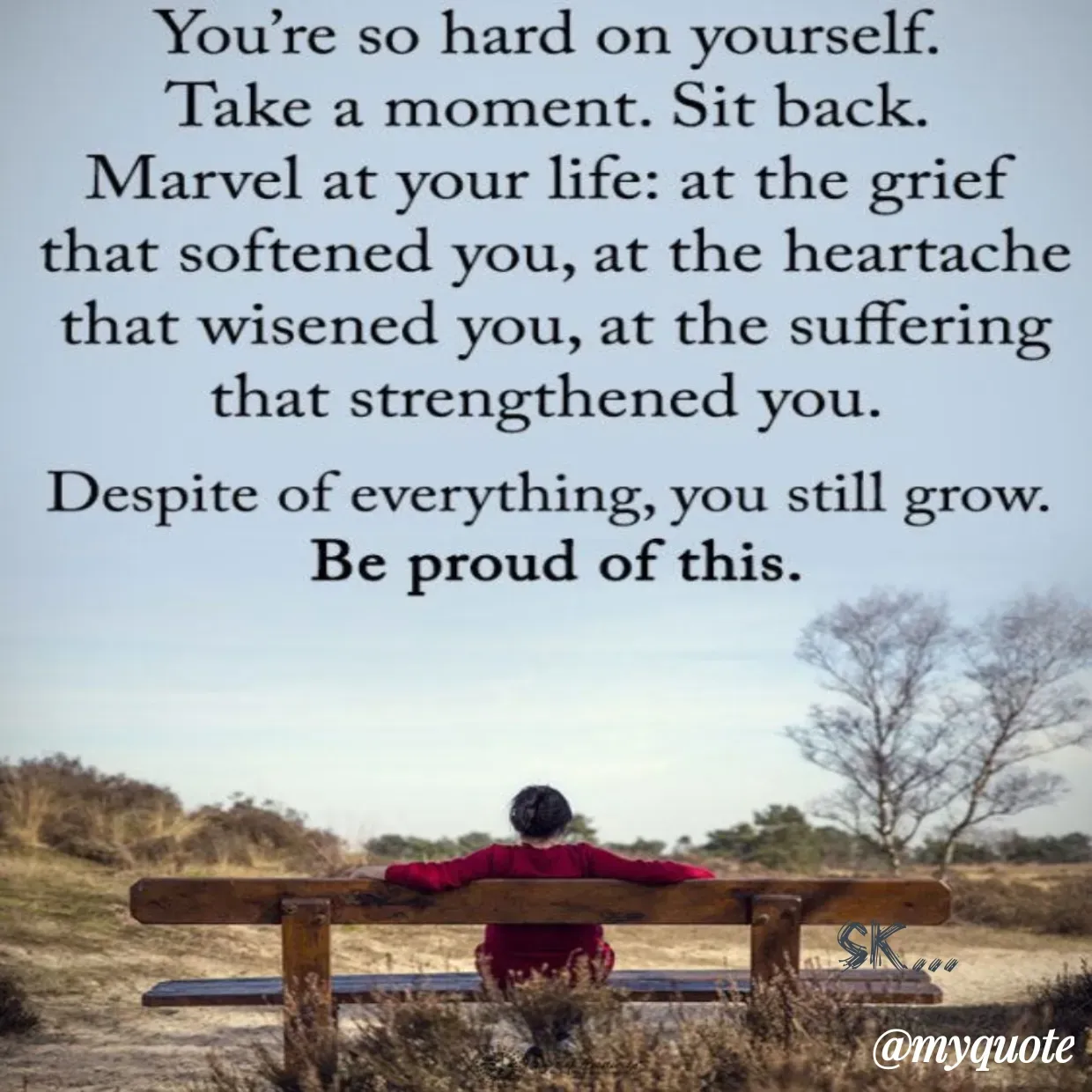 Quote by Surender Kumar - SK... - Made using Quotes Creator App, Post Maker App