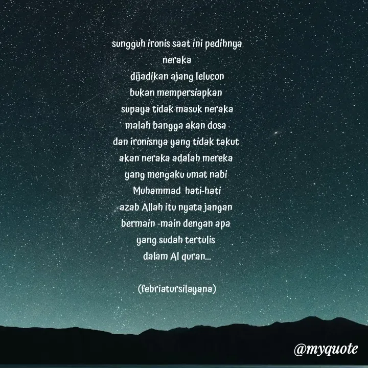 Quote by febria -  - Made using Quotes Creator App, Post Maker App