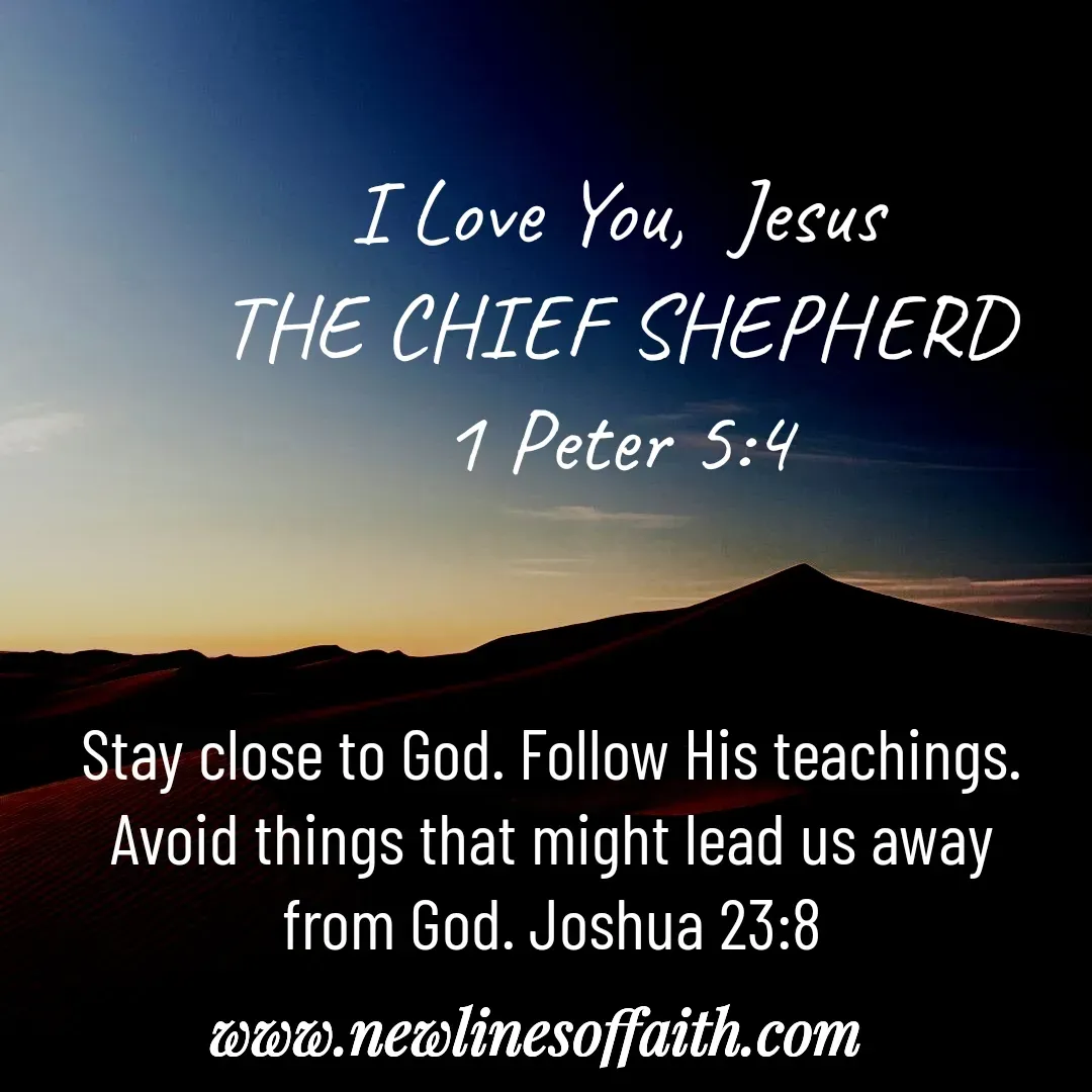 Quote by Glenda Files Durham - I Love You,  Jesus
THE CHIEF SHEPHERD
1 Peter 5:4 - Made using Quotes Creator App, Post Maker App