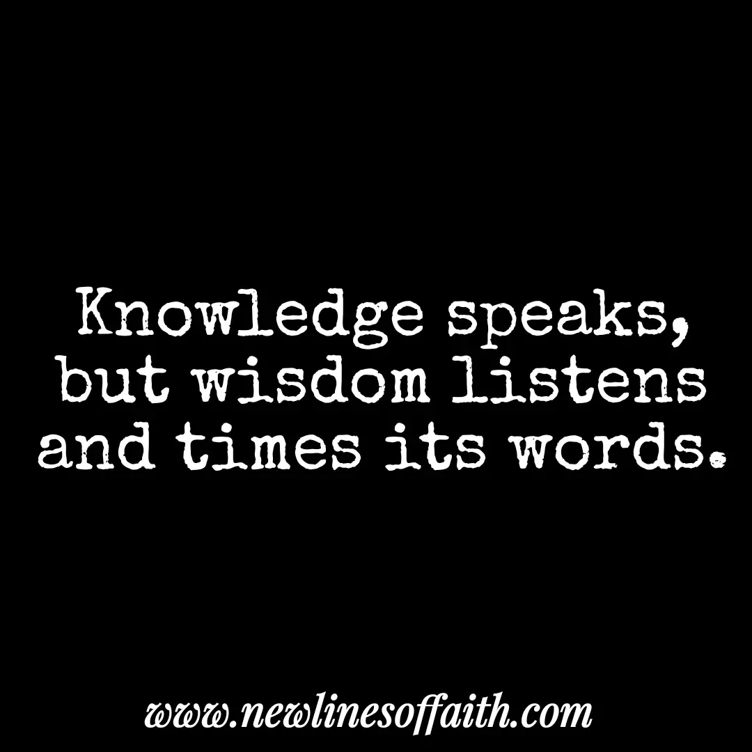 Quote by Glenda Files Durham - Knowledge speaks, but wisdom listens and times its words. - Made using Quotes Creator App, Post Maker App