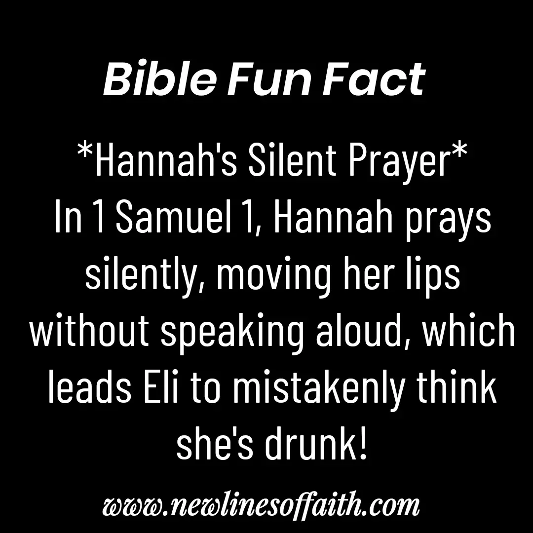 Quote by Glenda Files Durham - *Hannah's Silent Prayer*
In 1 Samuel 1, Hannah prays silently, moving her lips without speaking aloud, which leads Eli to mistakenly think she's drunk! - Made using Quotes Creator App, Post Maker App