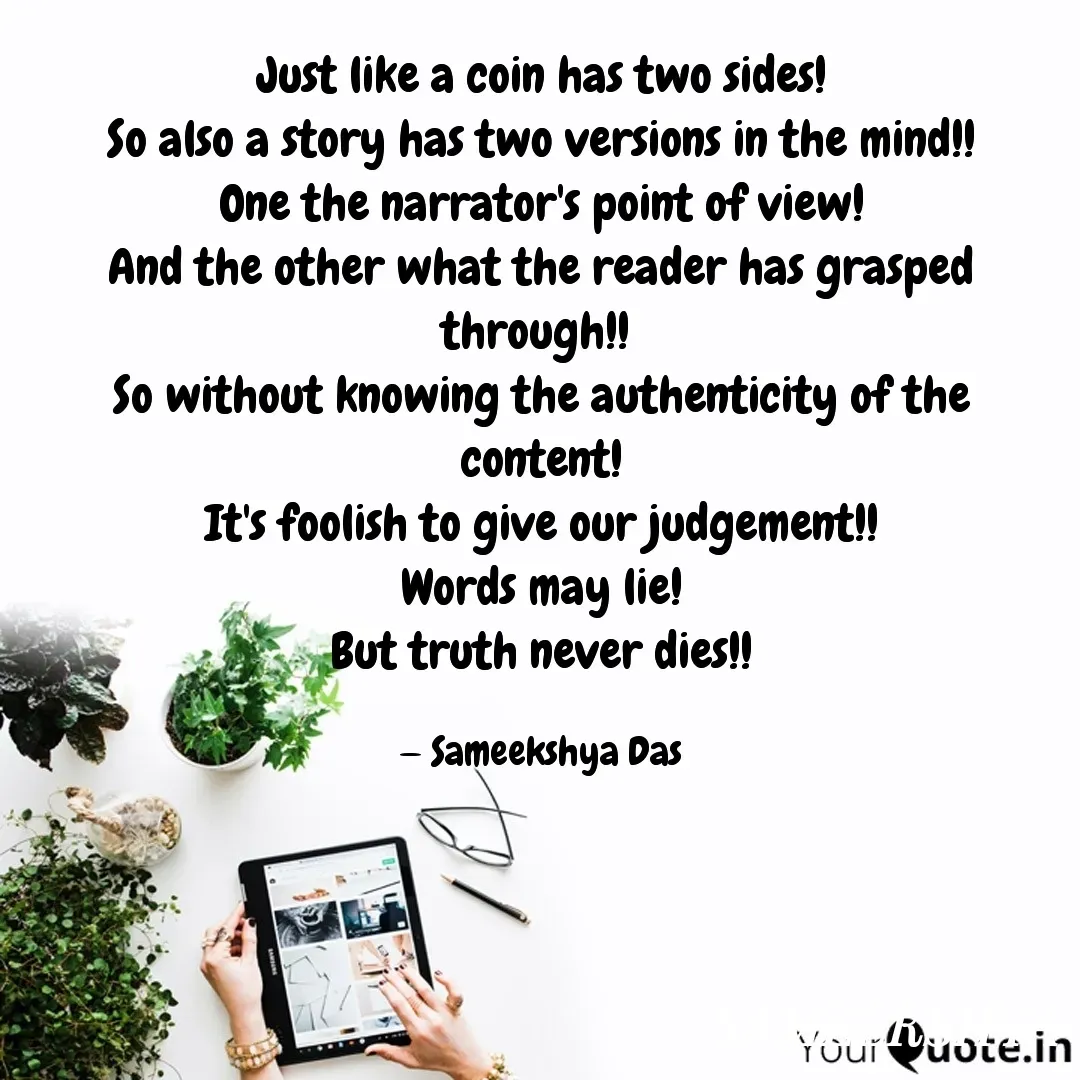 Quote by Sameekshya Das - Double tap to change text. - Made using Quotes Creator App, Post Maker App