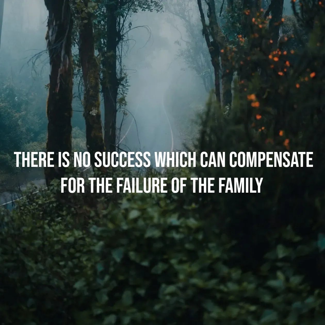 Quote by Pavan G - there is no success which can compensate for the failure of the family  - Made using Quotes Creator App, Post Maker App