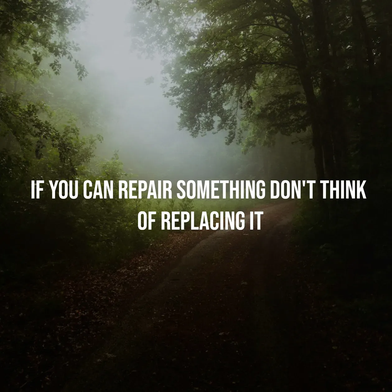 Quote by Pavan G - if you can repair something don't think 
of replacing it - Made using Quotes Creator App, Post Maker App