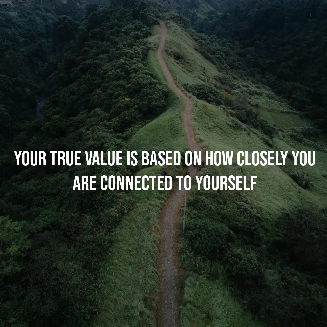 Quote by Pavan G - Your true value is based on how closely you are connected to yourself - Made using Quotes Creator App, Post Maker App