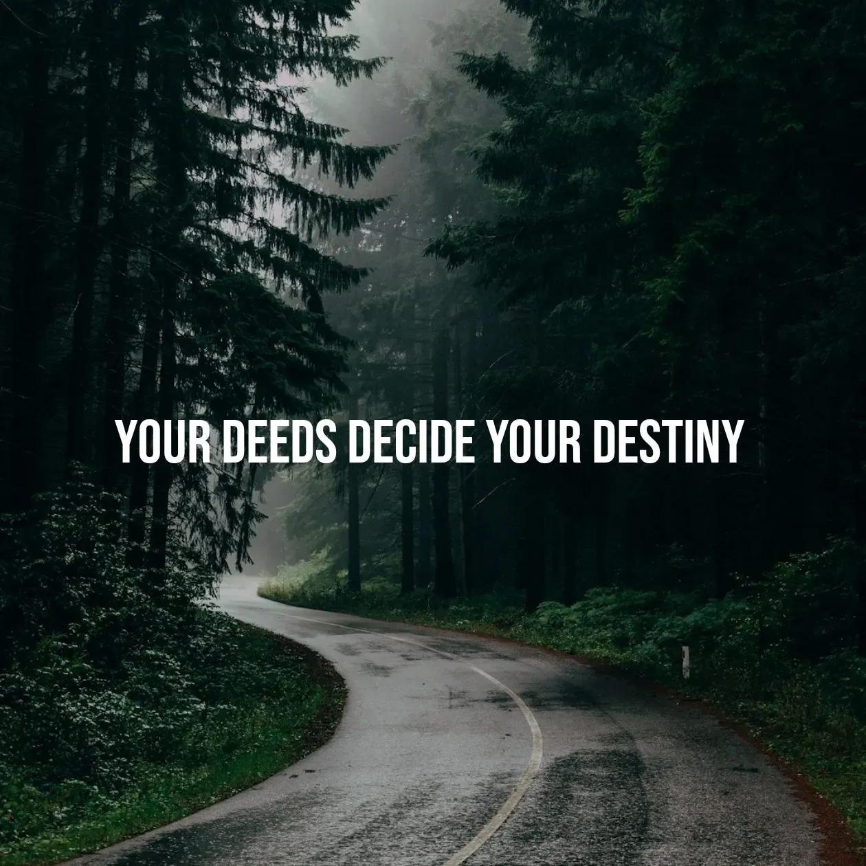 Quote by Pavan G - your deeds decide your destiny - Made using Quotes Creator App, Post Maker App