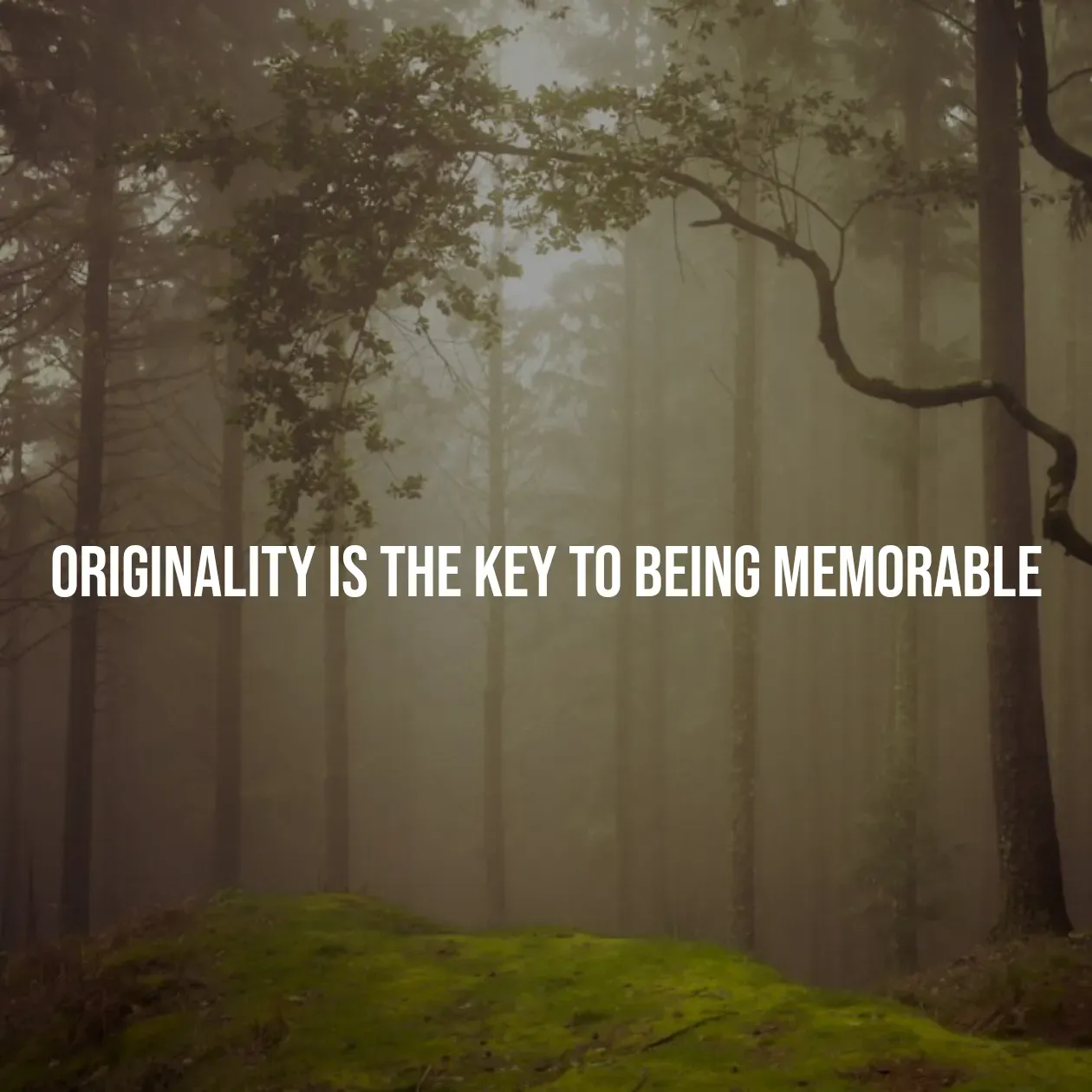 Quote by Pavan G - Originality is the key to being memorable - Made using Quotes Creator App, Post Maker App