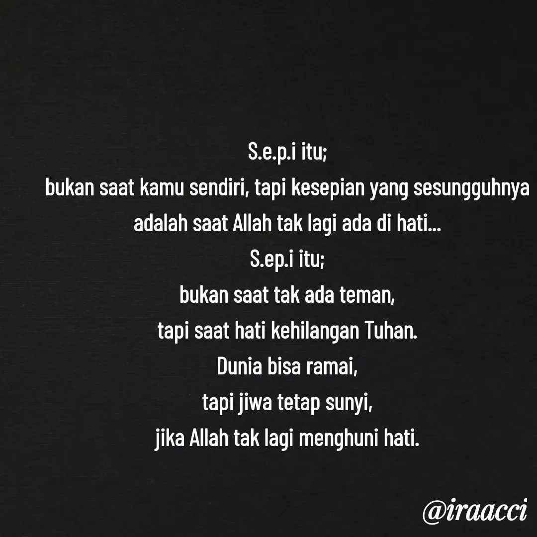 Quote by iraacci -  - Made using Quotes Creator App, Post Maker App